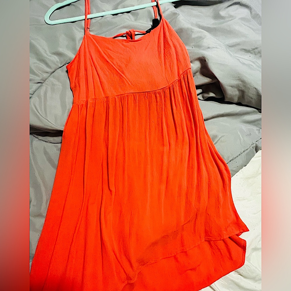 Orange sundress